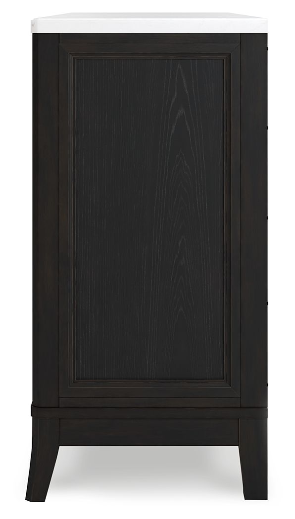 Welltern - Dining Room Server - White / Black