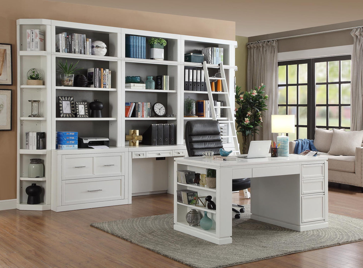 Catalina - Lateral File And Hutch - Cottage White