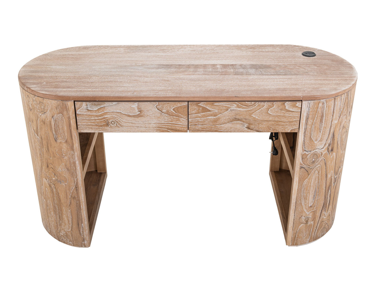 Balam - Desk - Ivory White