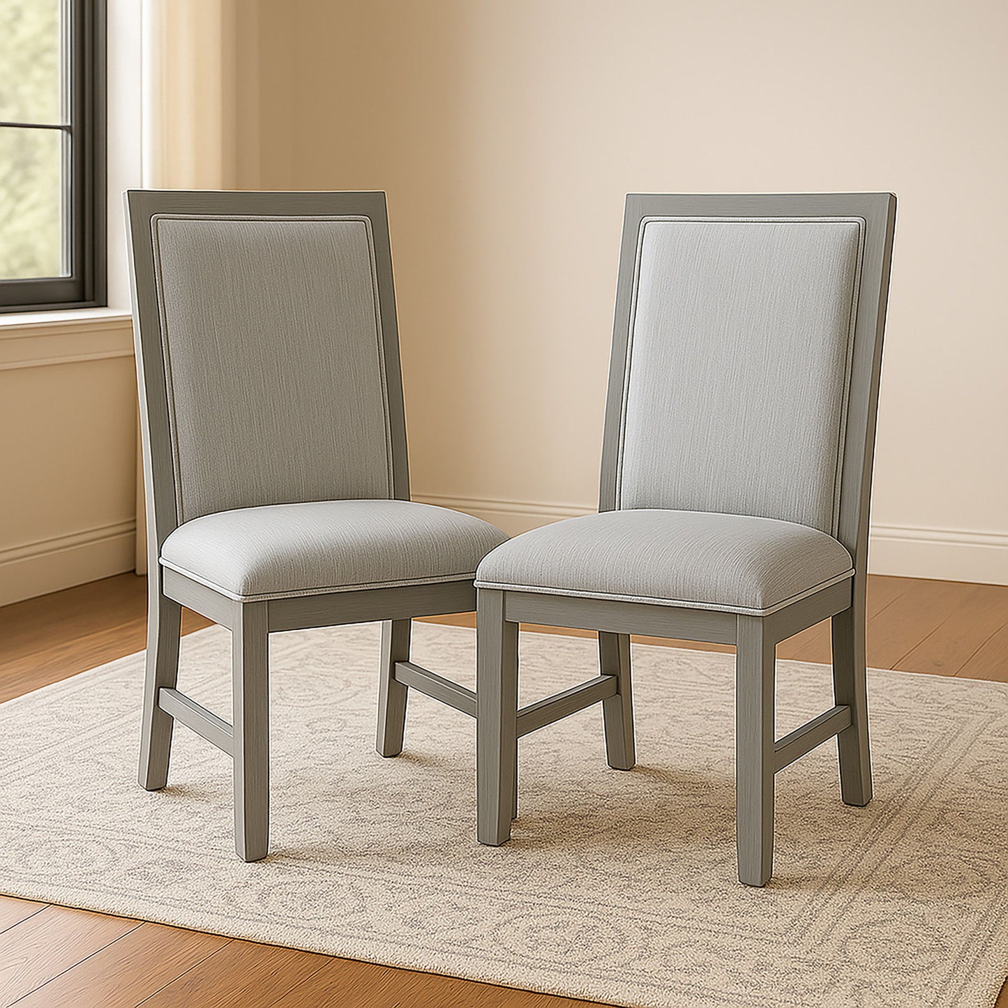 Fiona - Dining Side Chair (Set of 2) - Mist Gray