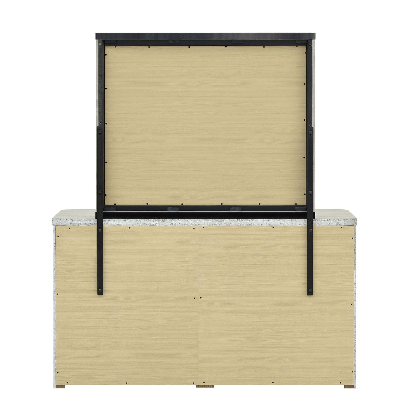 Modern Play - Dresser & Mirror - White