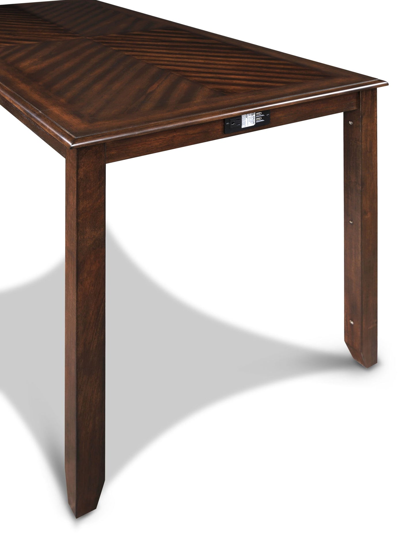 Amy - 60" Counter Table & Chairs With Storage