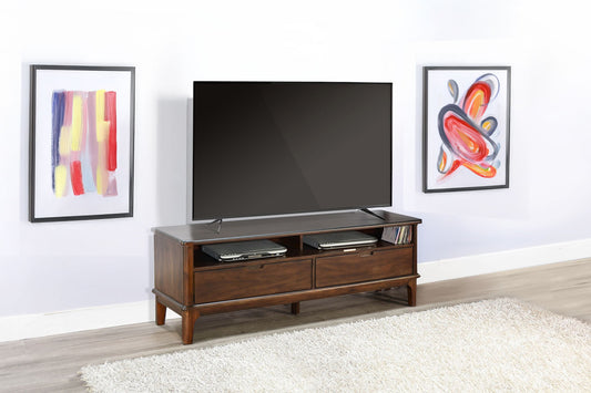 3660Cb - Modern TV Stand With Storage Drawers - Coffee Bean