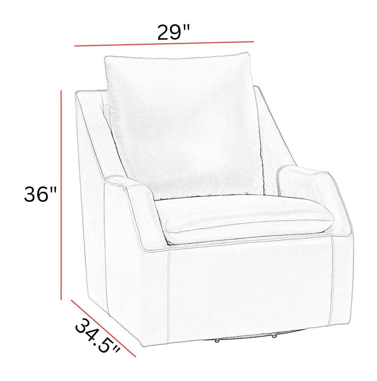 Asher - Swivel Accent Chair
