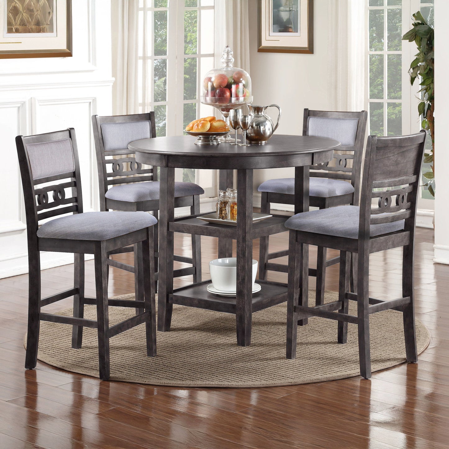 Gia - Round Counter Dining Set