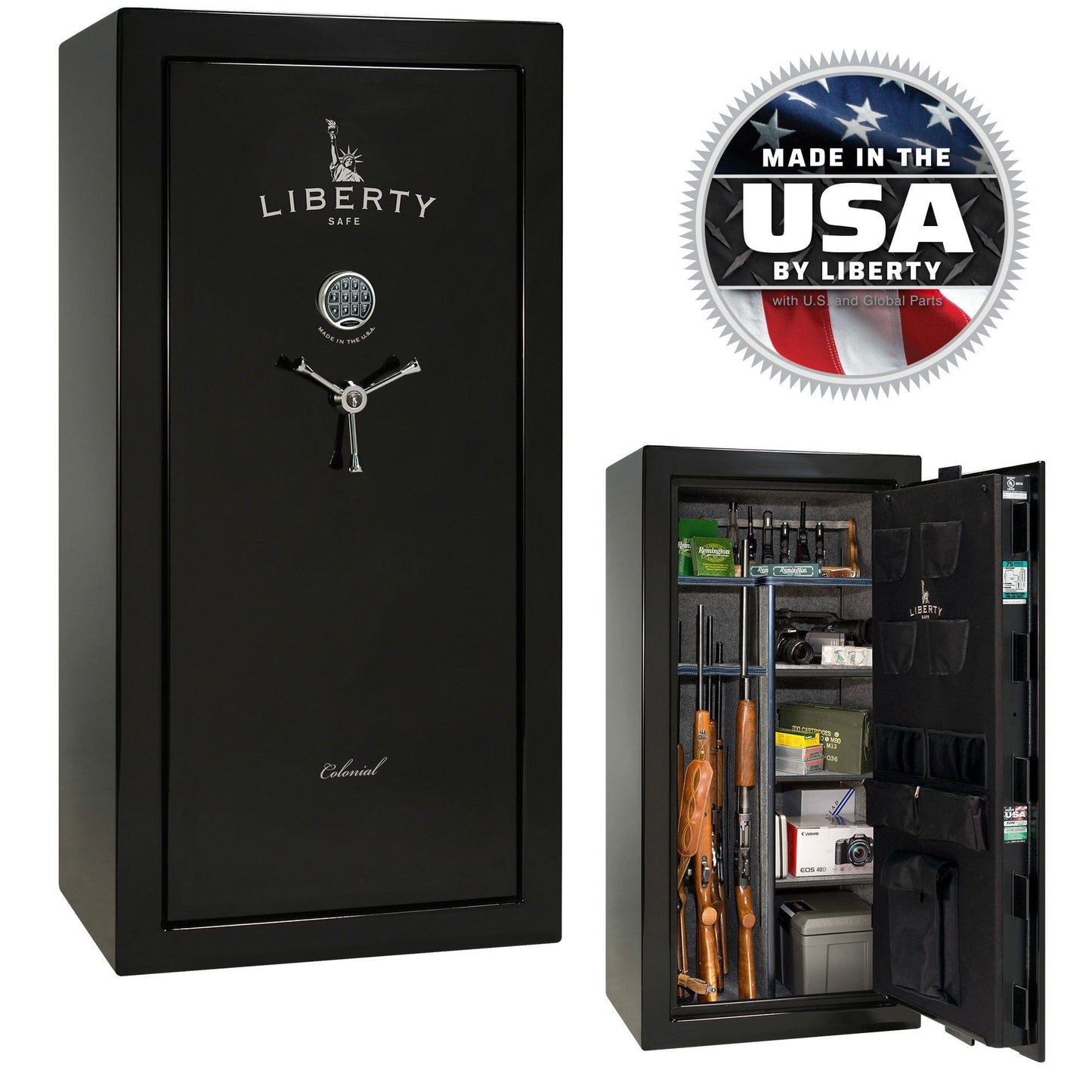 Colonial 23 - Black Powder Finish
