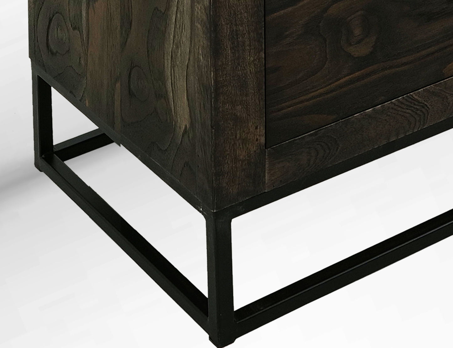 Dark Teak - Nightstand - Oil Black
