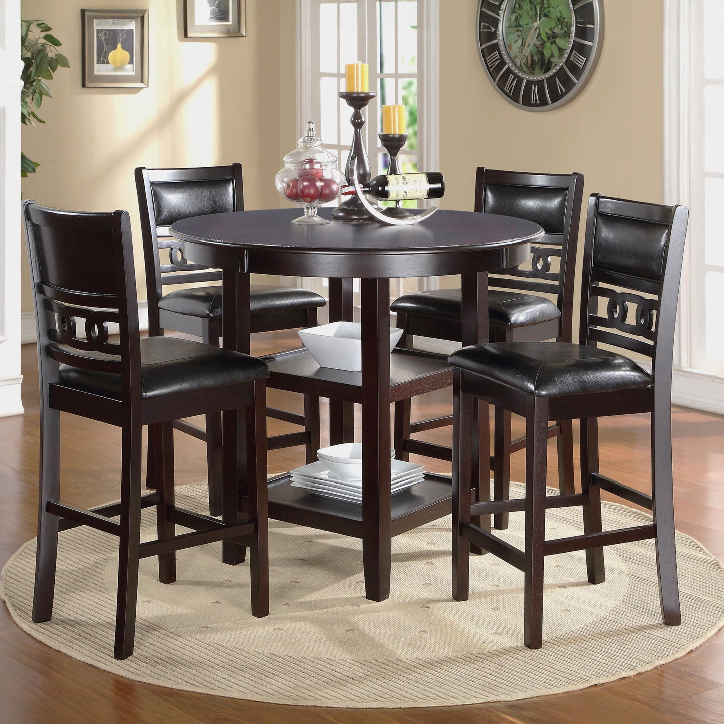 Gia - Round Counter Dining Set