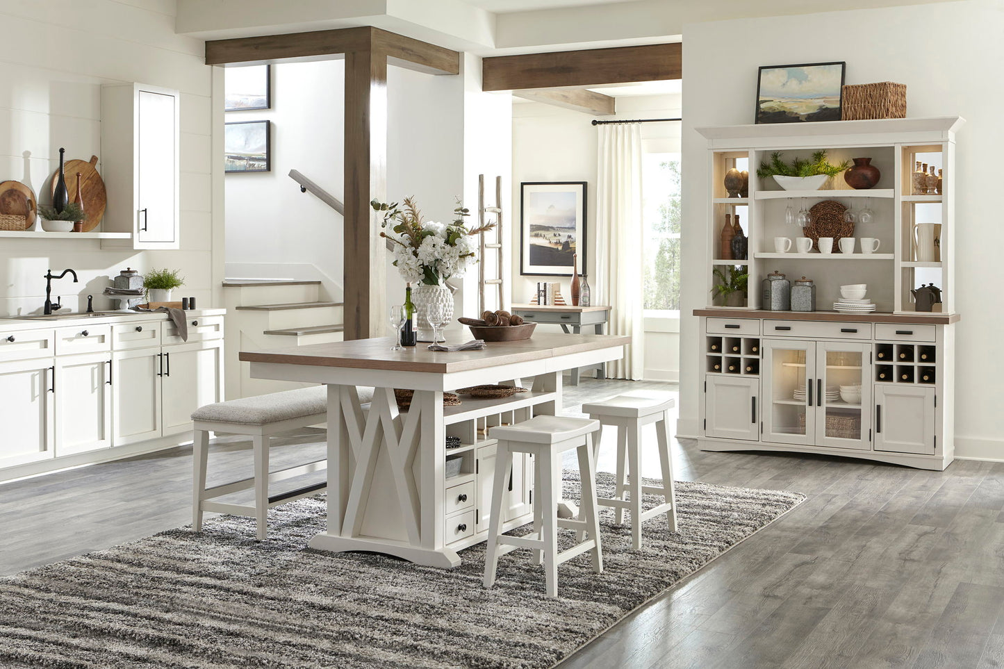 Americana Modern Dining - Counter Stool - Cotton