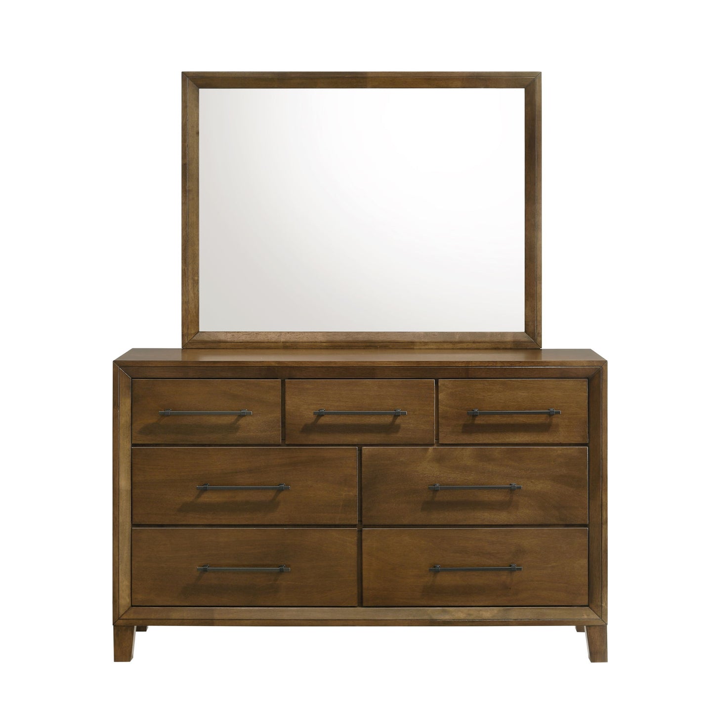 Ballard - Dresser & Mirror - Light Brown