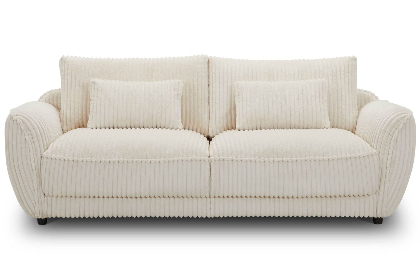 Utopia - 2 Seat Sofa With Lumbar Pillow - Mega Ivory