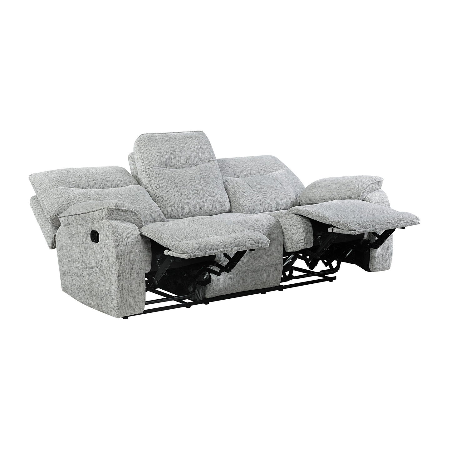 Chablis - Reclining Sofa - Mist Gray