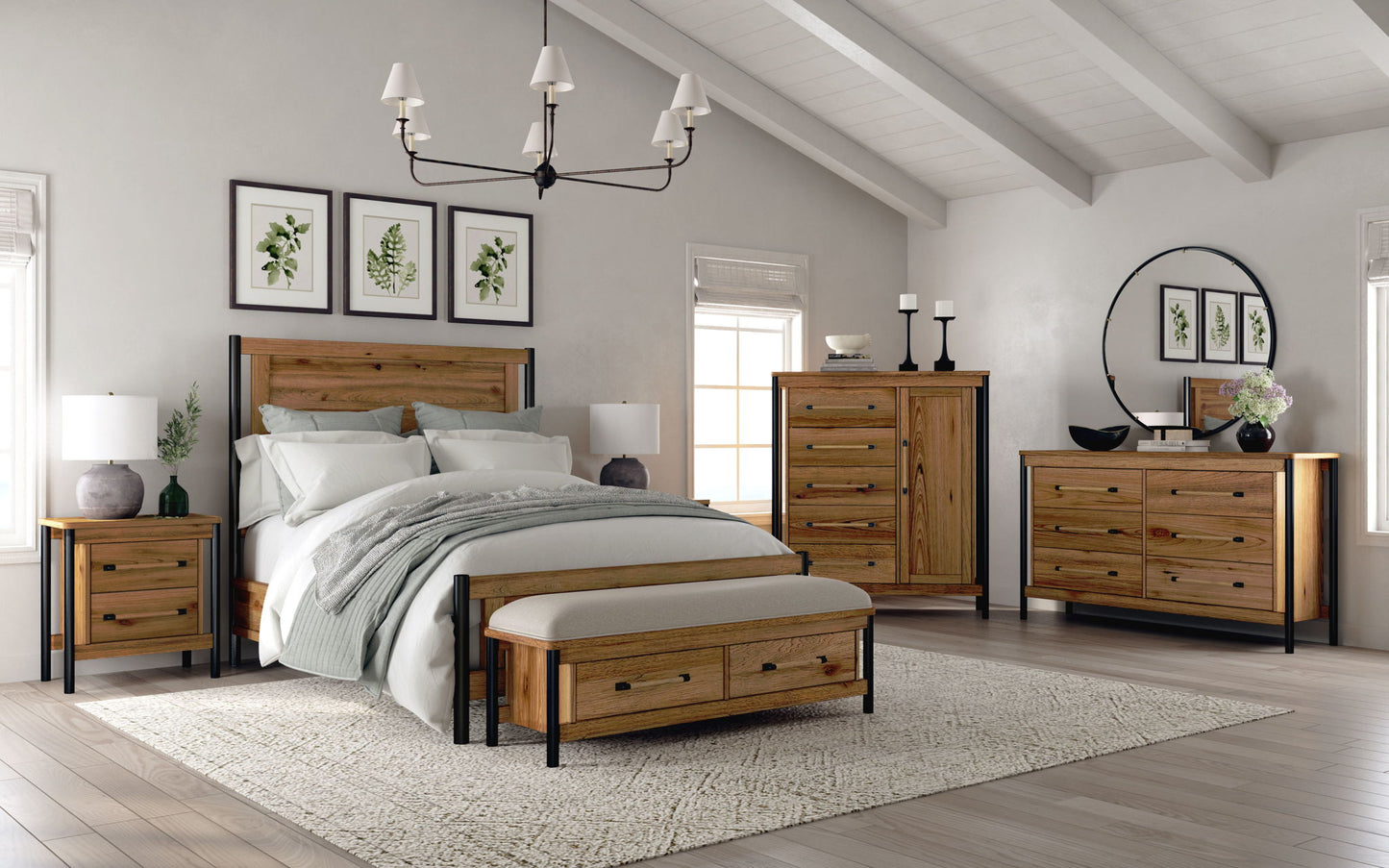 Norcross - Mirror - Hickory