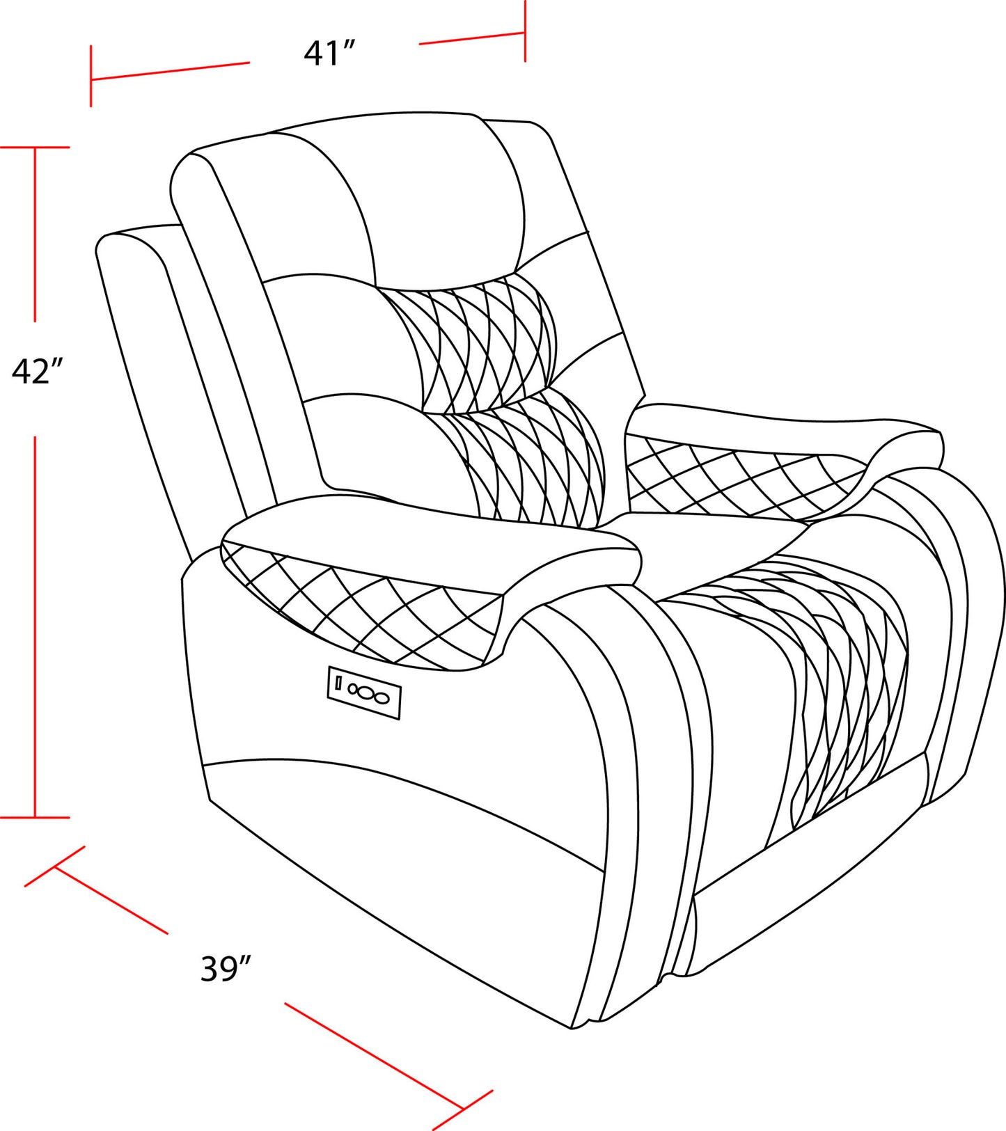 Outlaw - Power Reclining Sofa And Recliner - Stallion