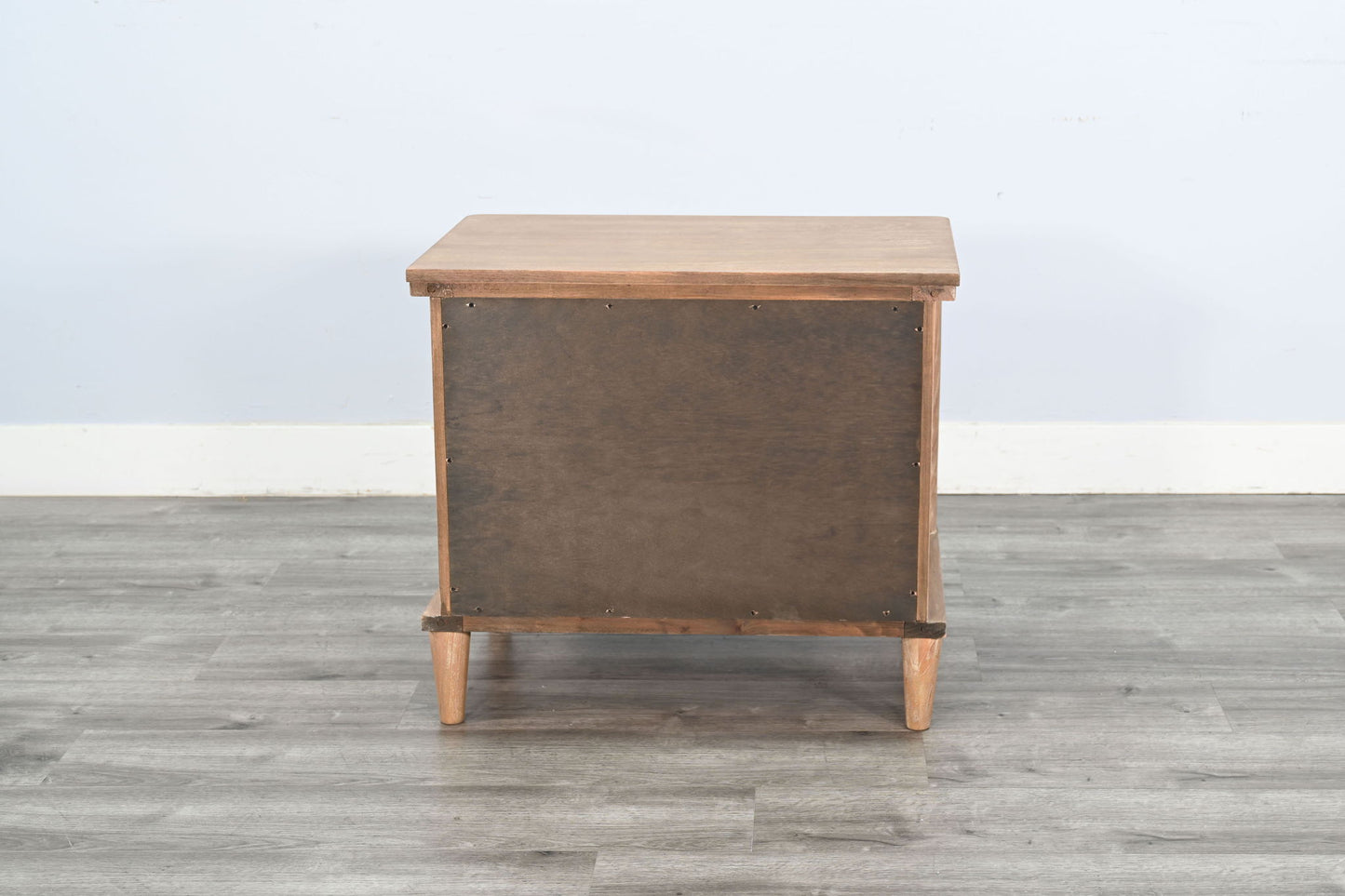 Transitional - Natural Wood 2-Drawer Nightstand - Oak Grove