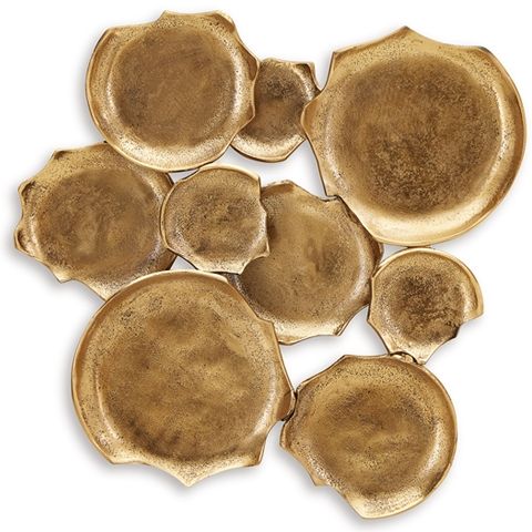 Gageton - Wall Decor - Antique Gold Finish