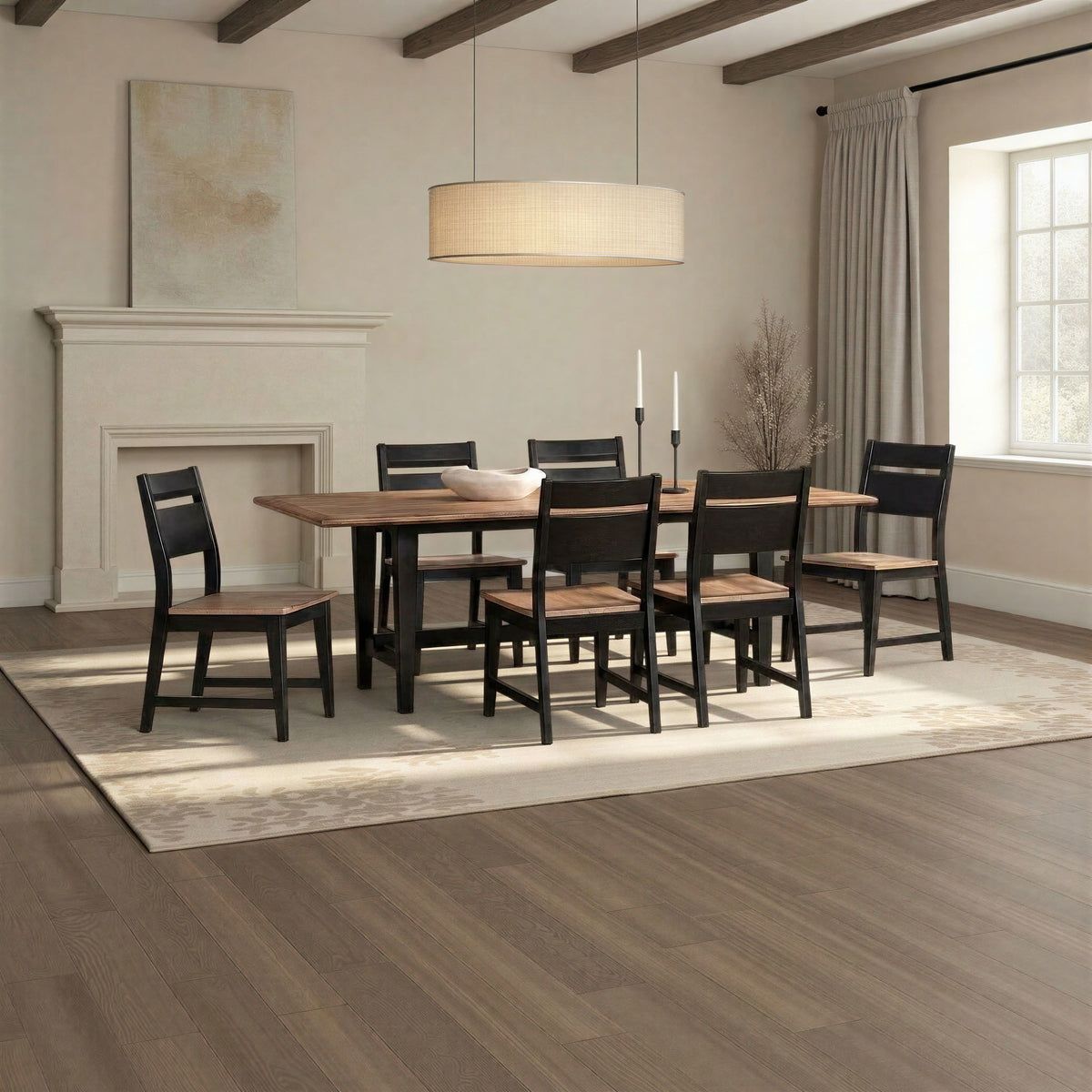 Austin - Panel Chair - Natural Mango Wood