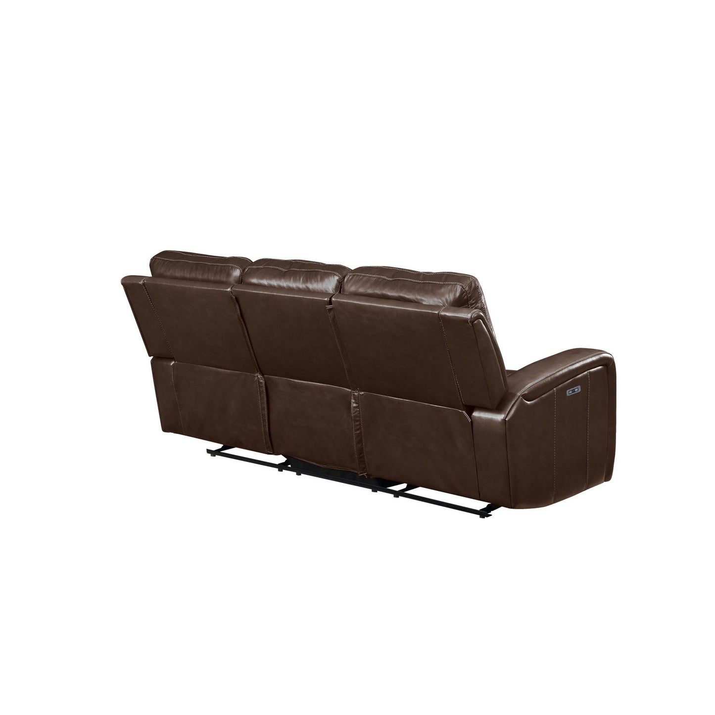 Linton - Leather Sofa With Power Footrest
