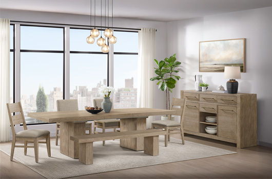 Nash - Backless Bench - Weathered Sand