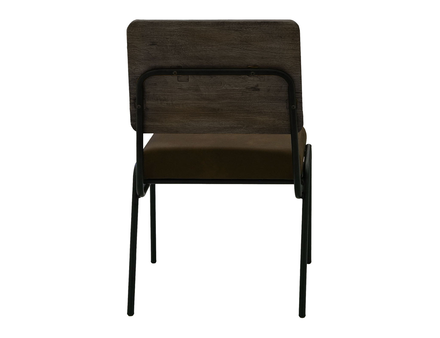 Balam - Upholstered Seat & Metal Base Chair (Set of 2) - Oil Black