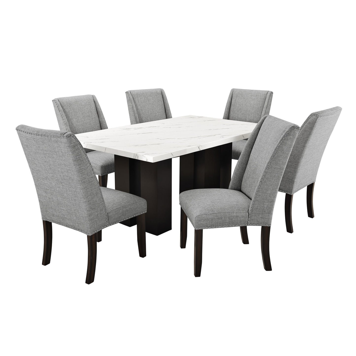 Faust - Dining Chair (Set of 2) - Gray