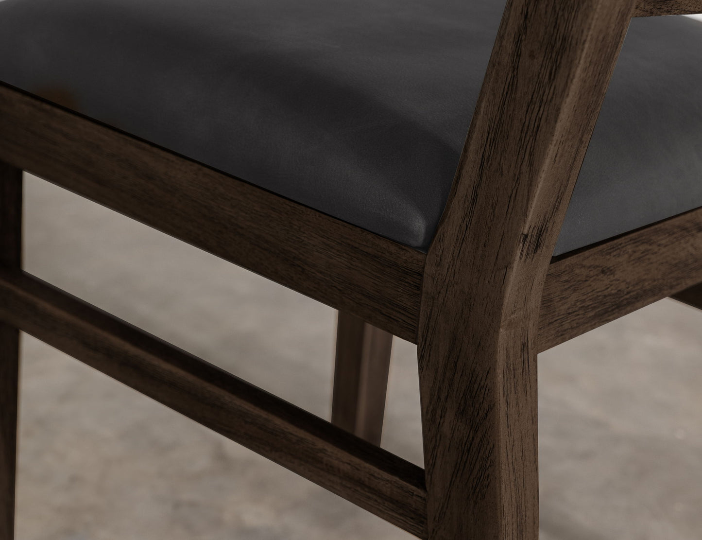 Balam - Chair (Set of 2) - Oil Black