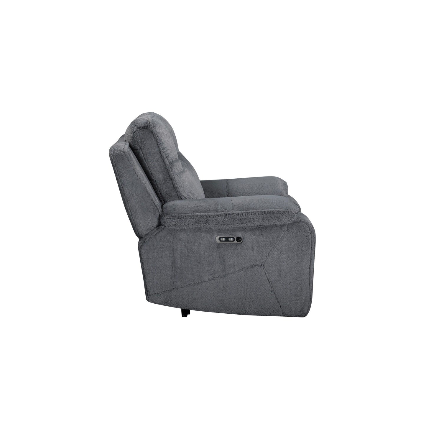 Teddy - Recliner With Power Headrest & Footrest - Gray