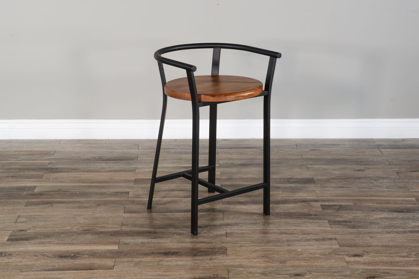 Metroflex - Barstool With Wood Seat