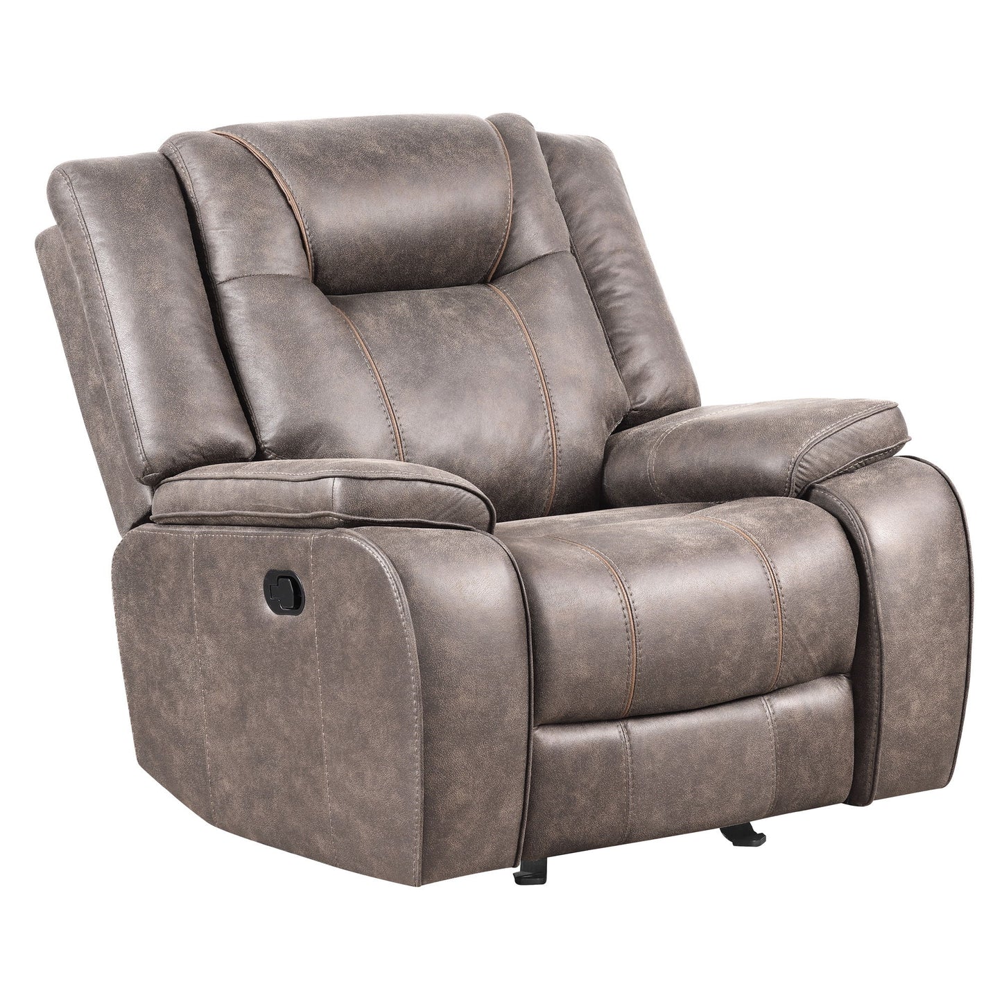 Blake - Manual Glider Reclining Sofa And 2 Recliners - Desert Taupe