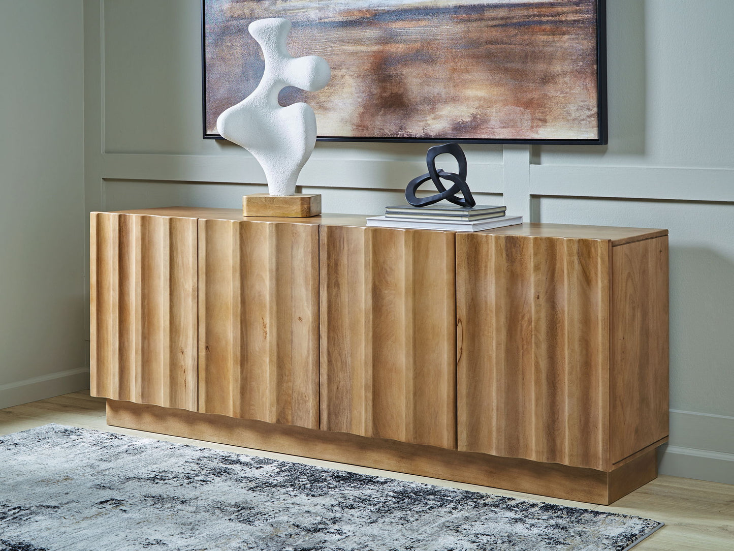 Timkins - Accent Cabinet - White Washed