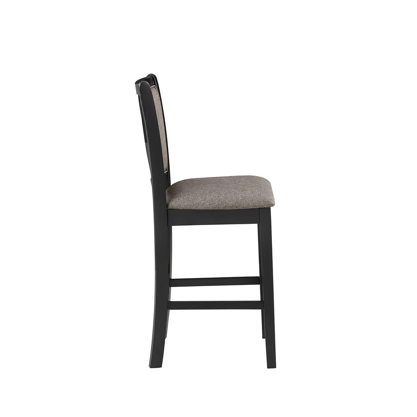 Potomac - 5 Piece Round Counter Dining Set (Table & 4 Chairs) - Brown / Black