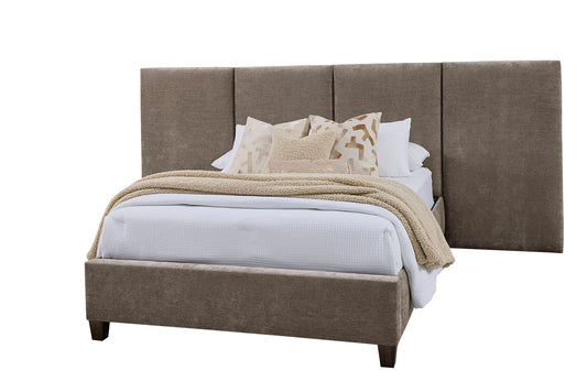 Joinery - Upholstered Wall Bed - Espresso Oak