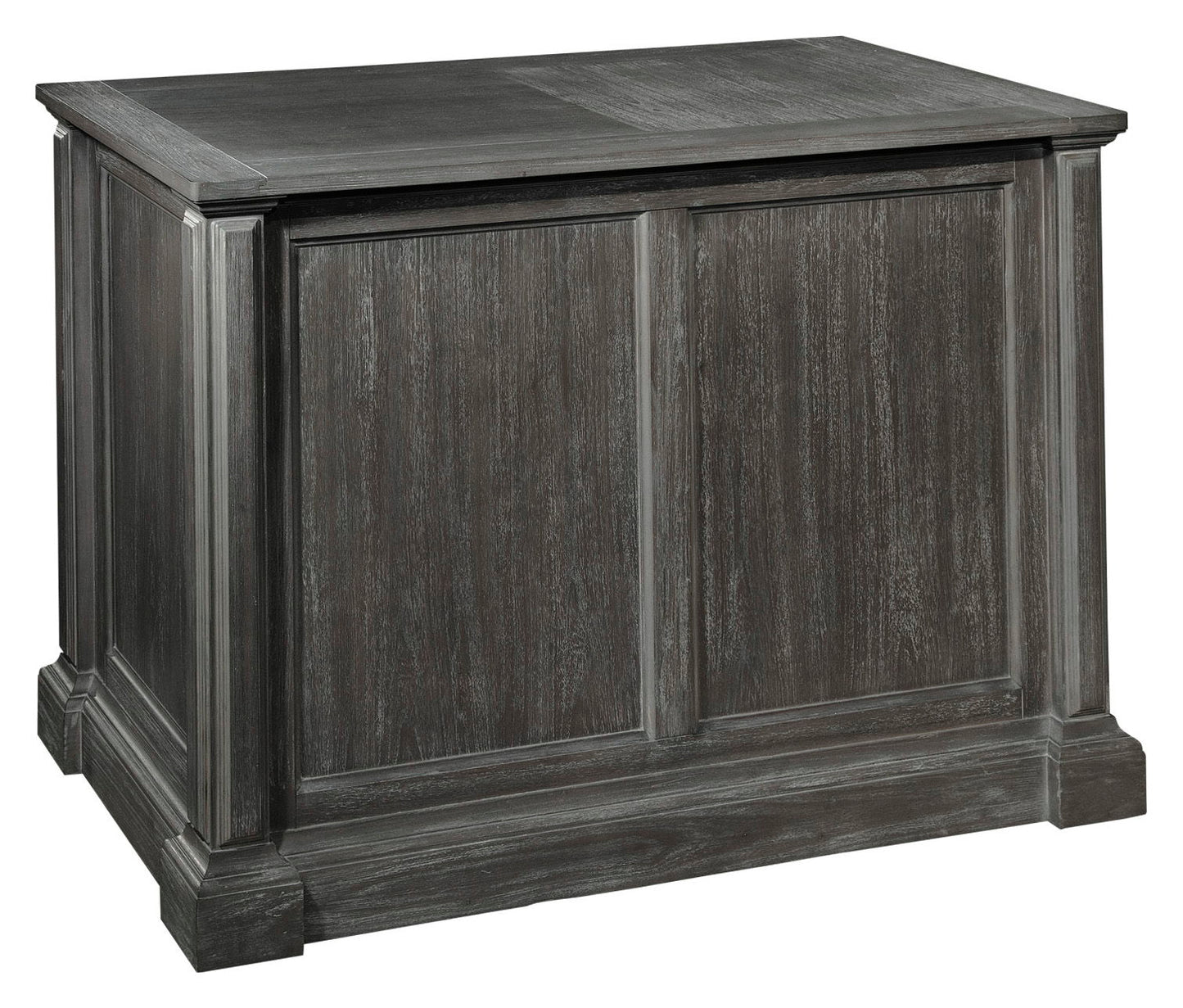 Gramercy Park - Writing Desk With Lateral File - Vintage Burnished Smoke