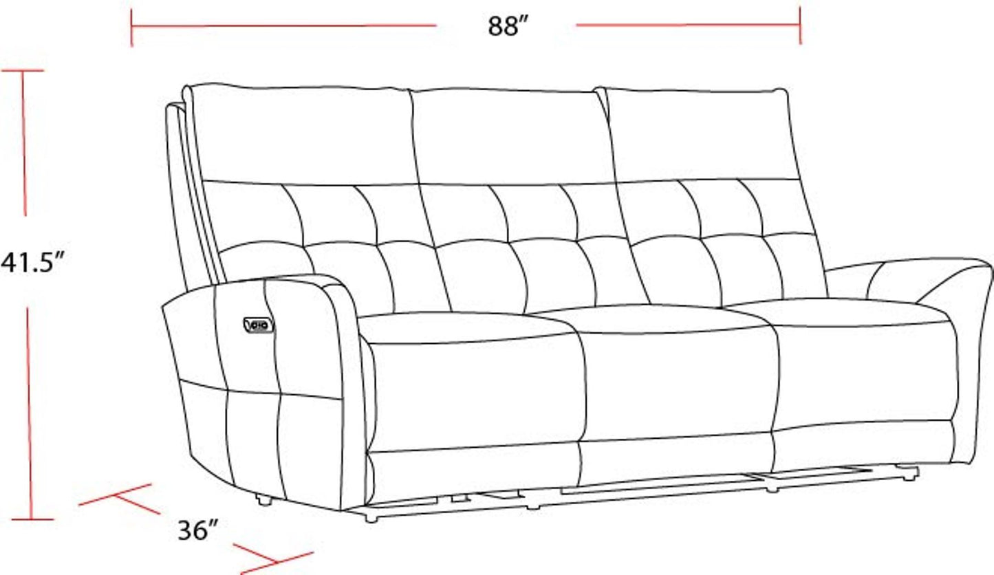 Gershwin - Zero Gravity Power Reclining Sofa - Lucca Butterscotch