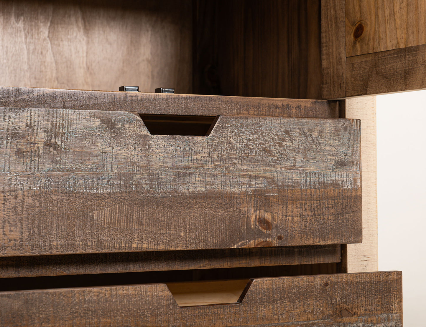 Antique - Сhest With 3 Drawers - Multicolor