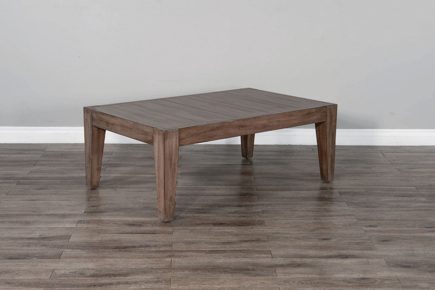 Doe Valley - Mahogany Wood Coffee Table - Taupe Brown