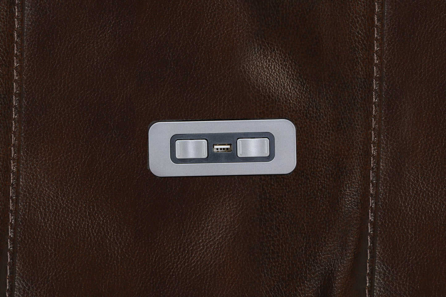 Linton - Leather Sofa With Power Footrest