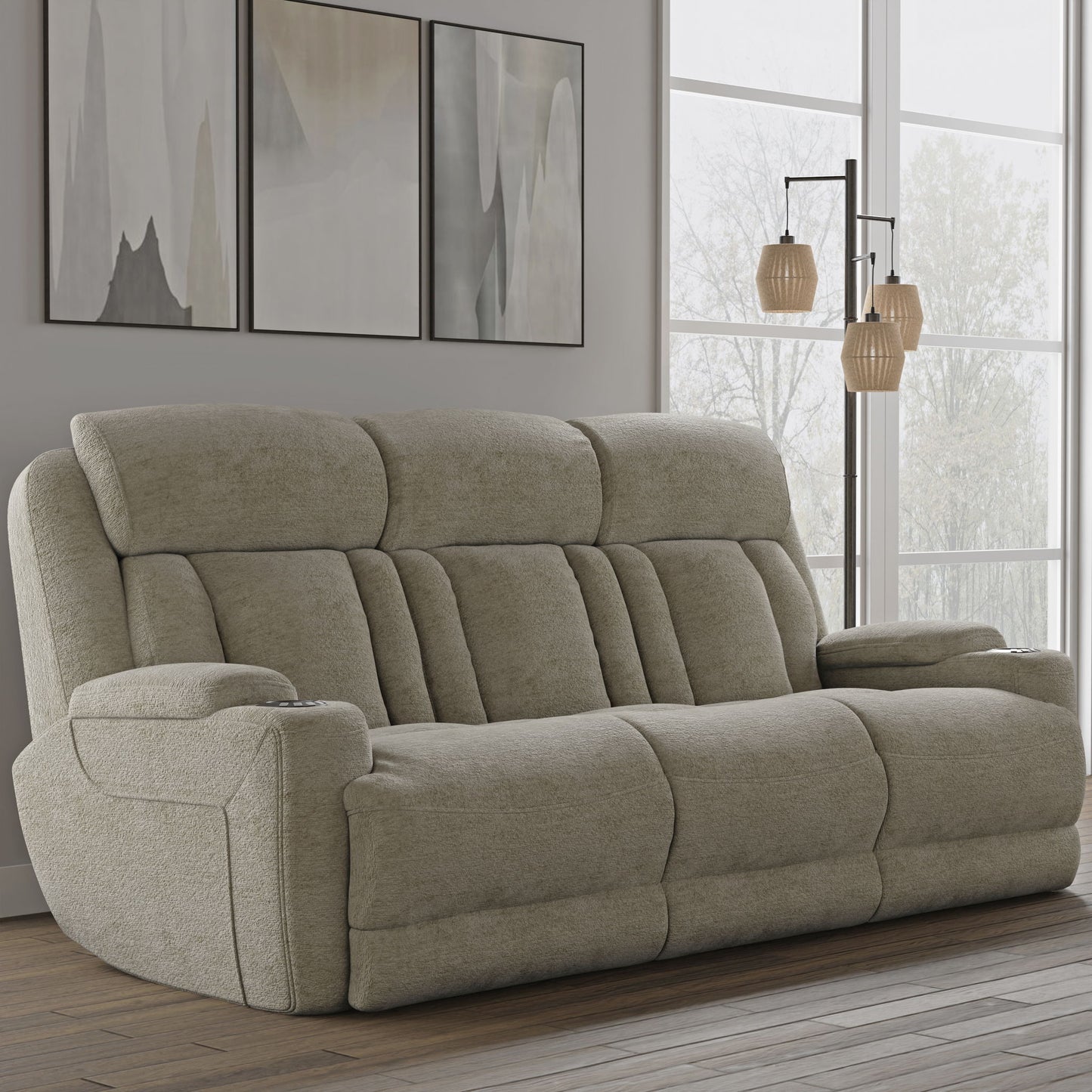 Dalton - Power Drop Down Console Sofa