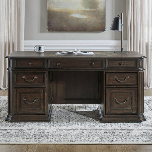 Provence Park - Jr Executive Desk - Brown