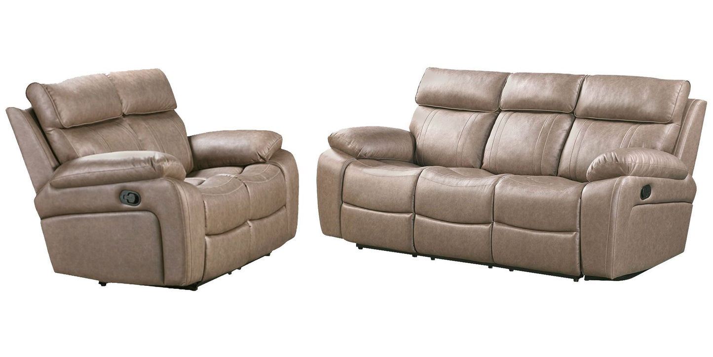 Theon - Manual Glider Reclining Sofa Set