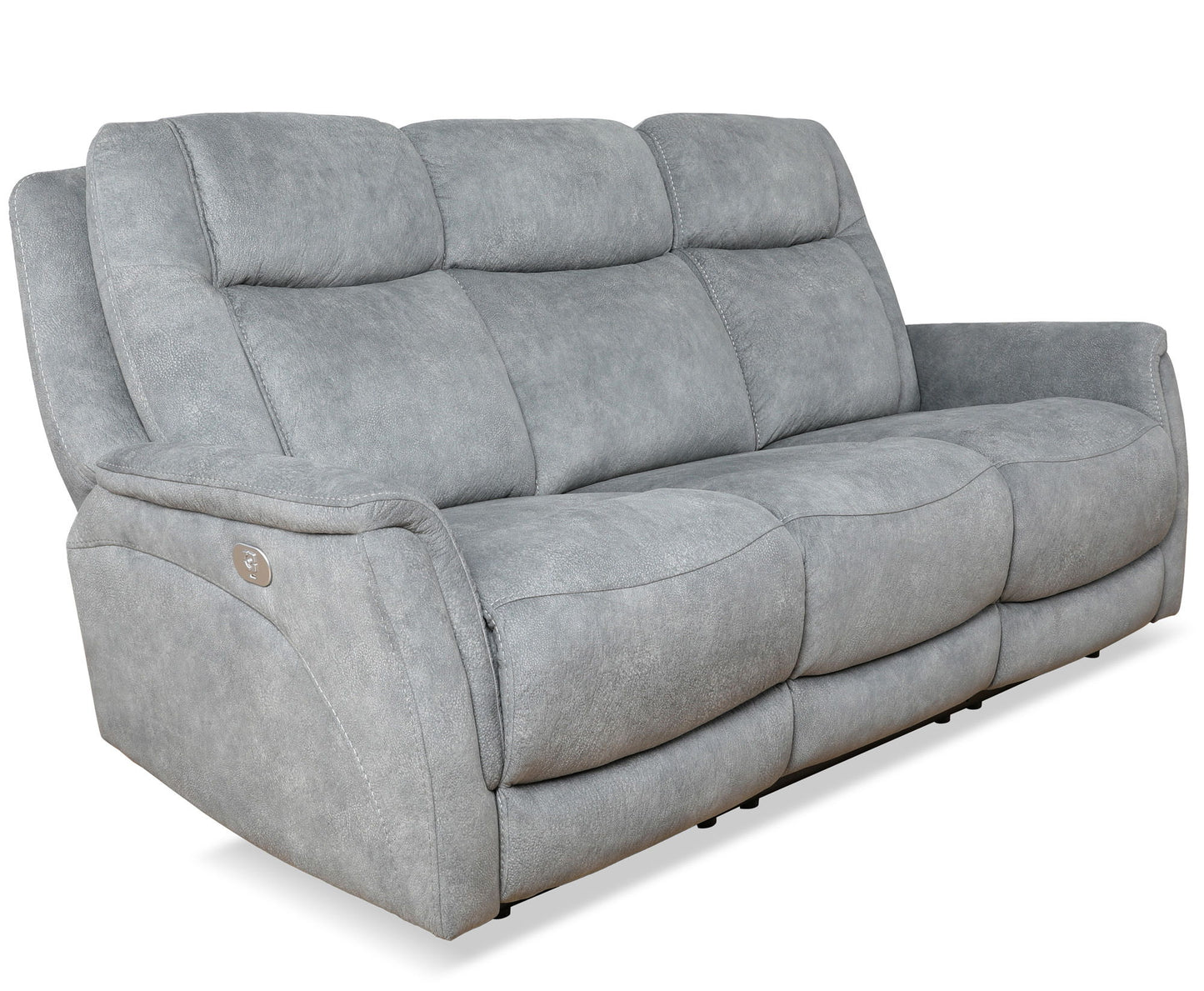 Linus - Zero Gravity Power Reclining Sofa - Hudson Gray