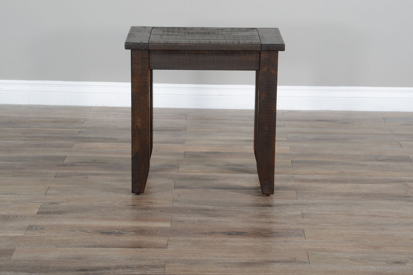 Homestead - Chair Side Table - Dark Brown