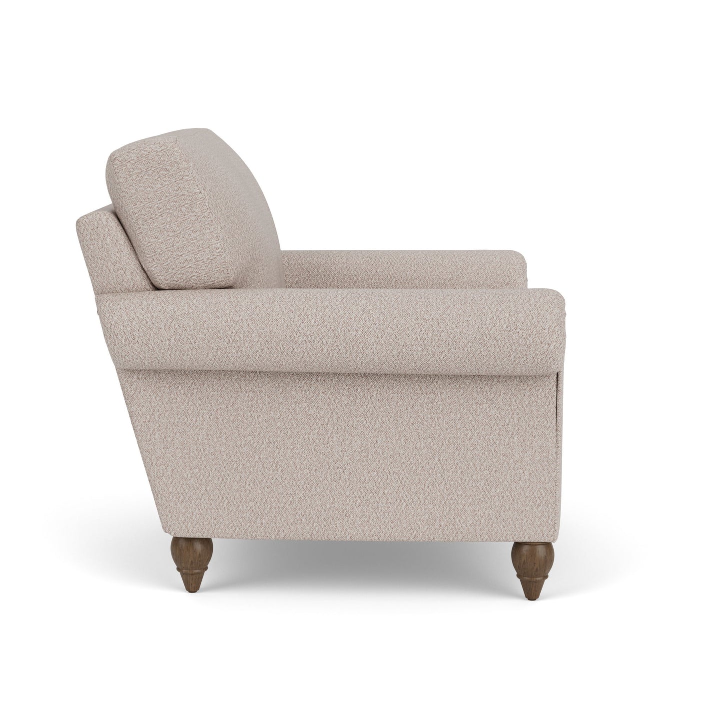 Moxy - Fabric Chair With Rolled Arms