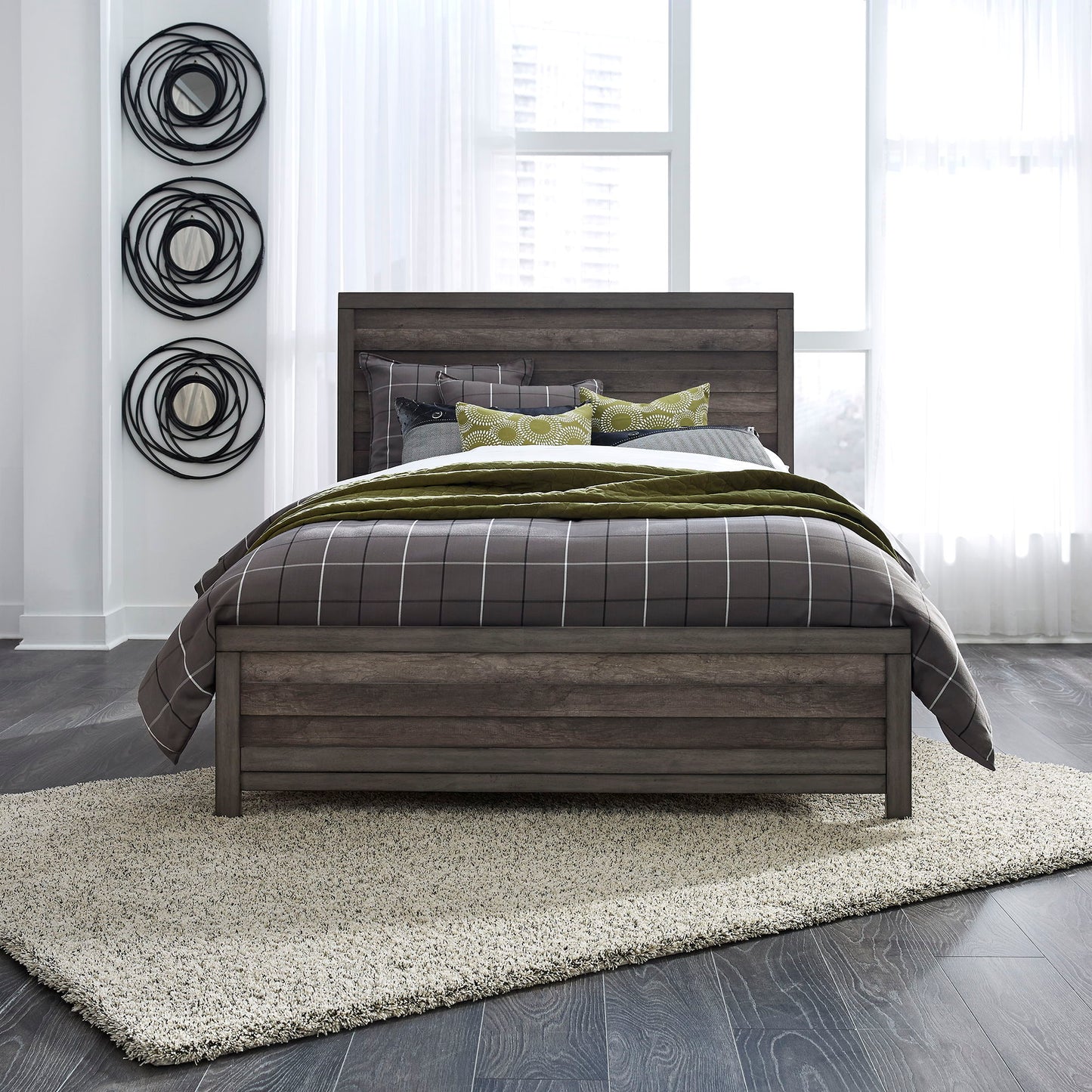 Tanners Creek - Panel Bed, Dresser & Mirror
