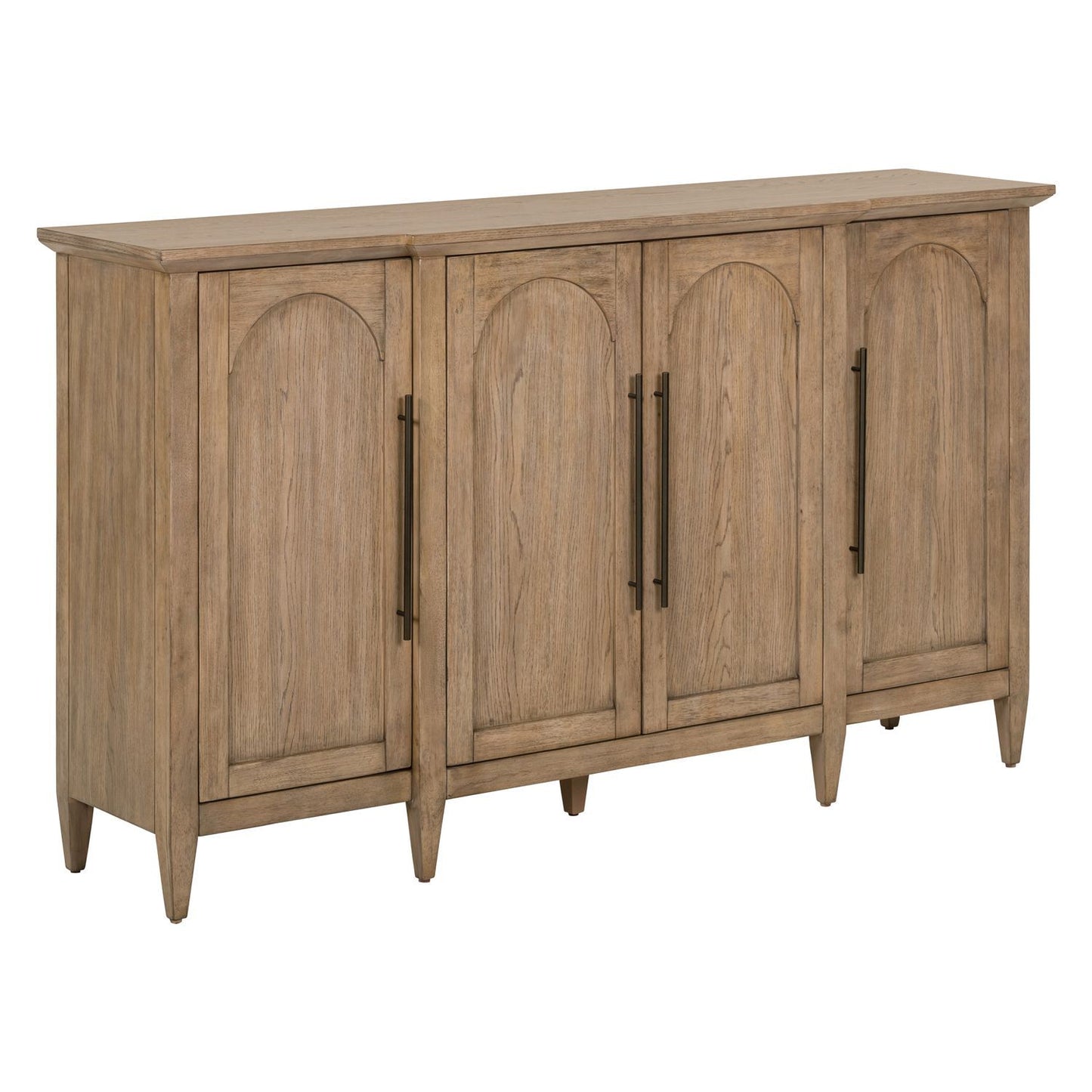 Pavilion - 4 Door Accent Cabinet - Brown