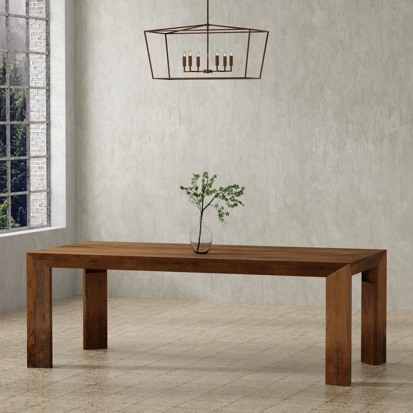 Crossings - Rectangular Dining Table With 6 Upholstered Chairs