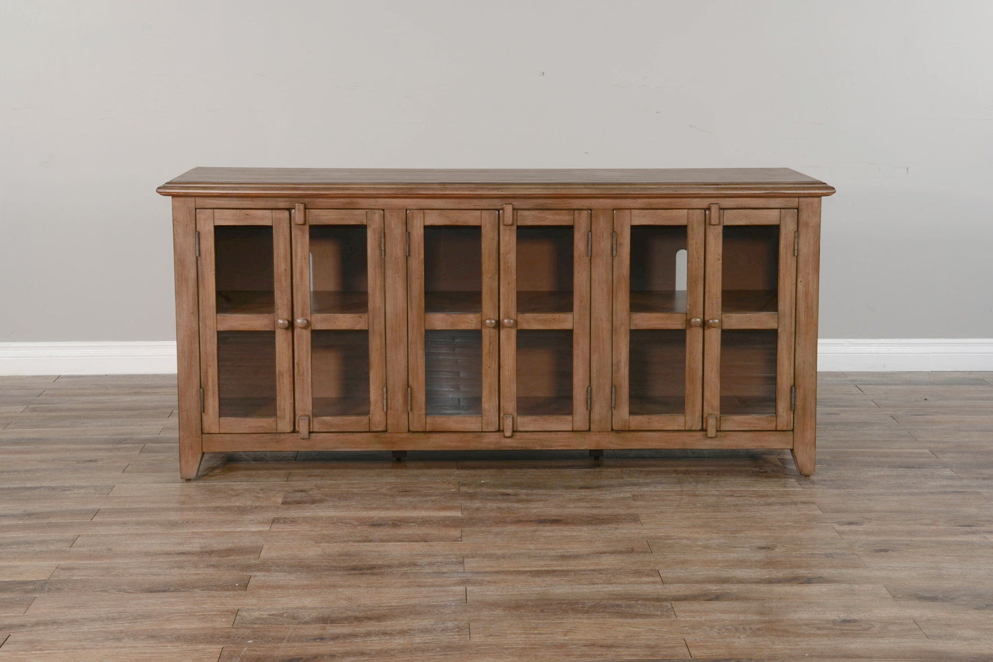 Doe Valley - 70" TV Console - Light Brown