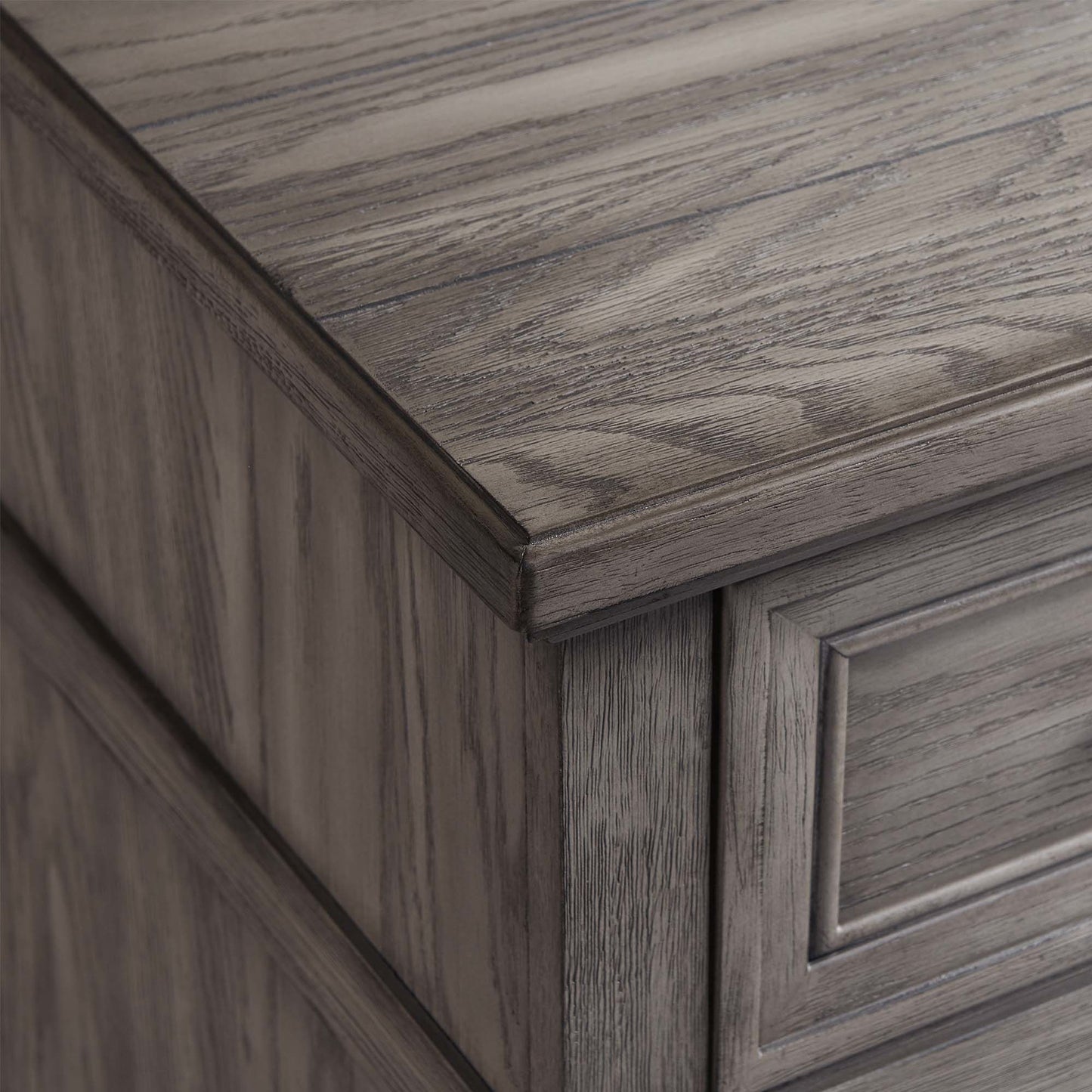 Forge - Nightstand - Brushed Steel