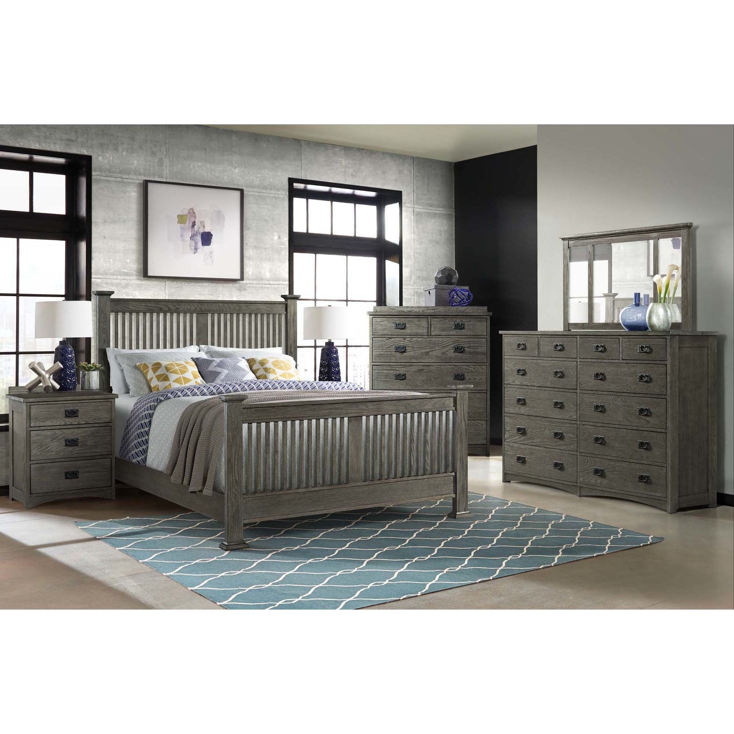 Oak Park - Slat Bed