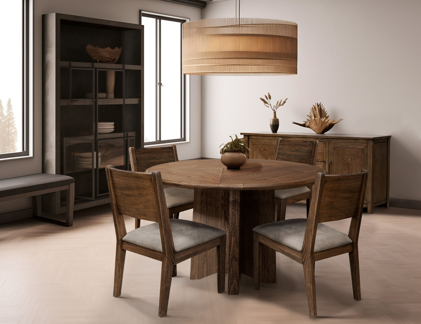 Novus Lodge - Buffet - Walnut Brown